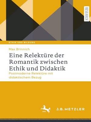 cover image of Eine Relektüre der Romantik zwischen Ethik und Didaktik